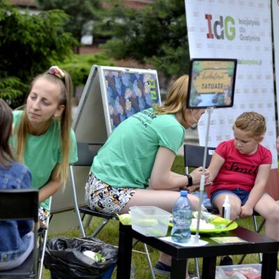 stanowisko brokatowych tatuaż na imprezach firmowych łódź