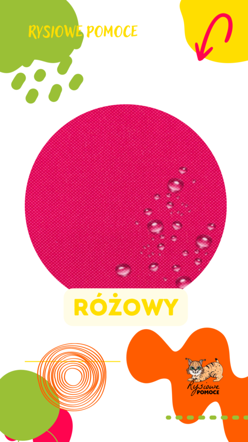 różowy kolor gumy animacyjnej _ produkty dla animatorów Łódź