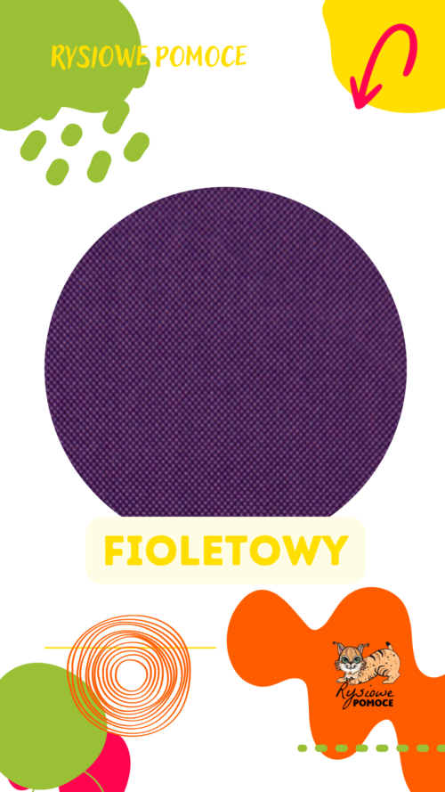 fioletowy fartuszek na warsztaty produkt dla animatora Łódź