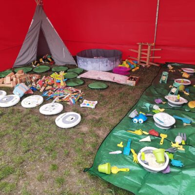 strefa małego odkrywcy maluszka kącik maluszka na piknik na event