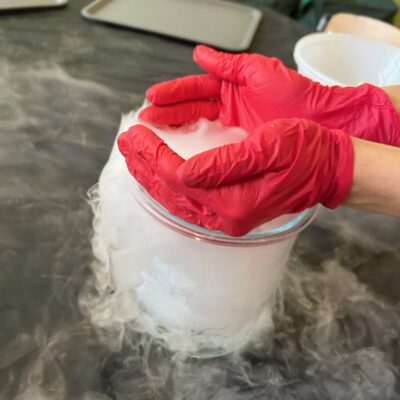 warsztaty z suchym lodem