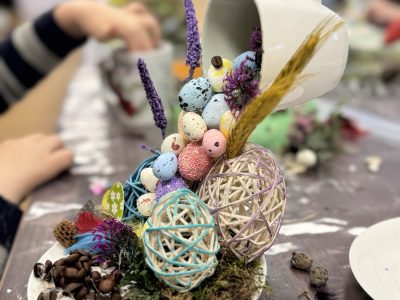 warsztaty wielkanocne filizanki wylewające się jajeczka dla dorosłych zapachowe